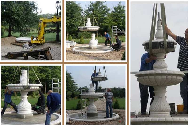 Outdoor Stone Garden Water Fountains with Competitive Price