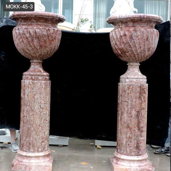 Stone Marble Planters for Home Garden Decoration Manufacturers MOKK-45-3