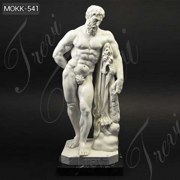 Life Size Famous Farnese Hercules Marble Sculpture Replica