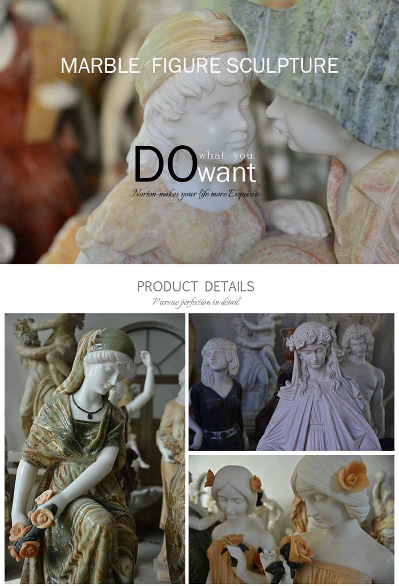 Marble Draped Torso of Goddess Statue Venus for Sale