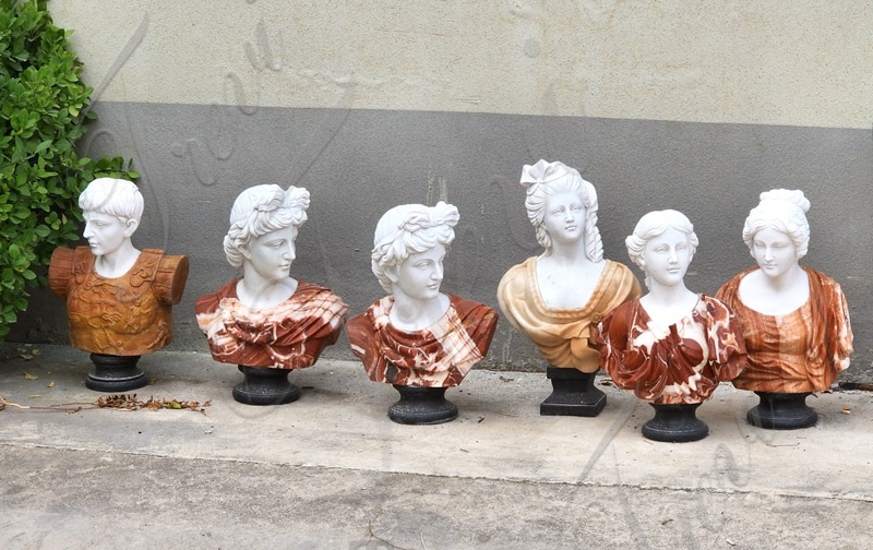 famous roman busts-Trevi Marble Statue