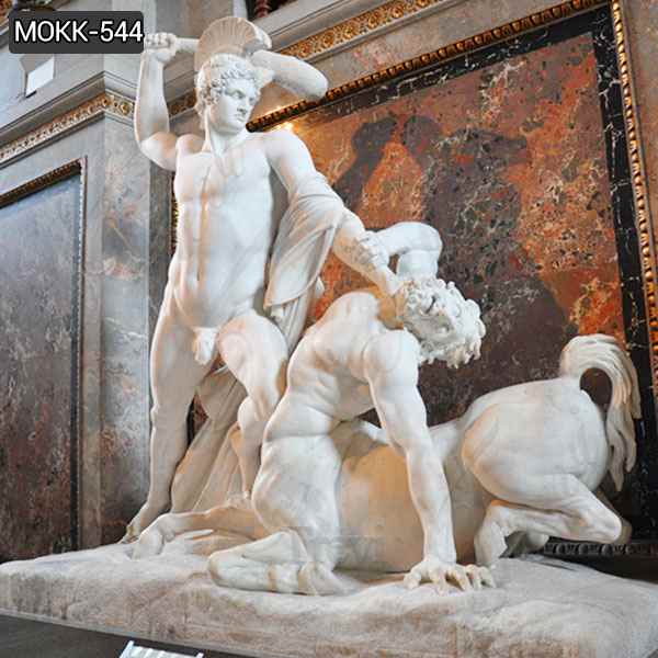 Famous Theseus Defeats the Centaur Marble Sculpture Replica