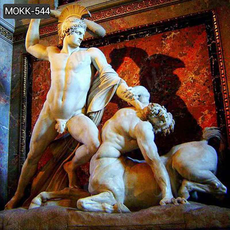 Famous Theseus Defeats the Centaur Marble Sculptures
