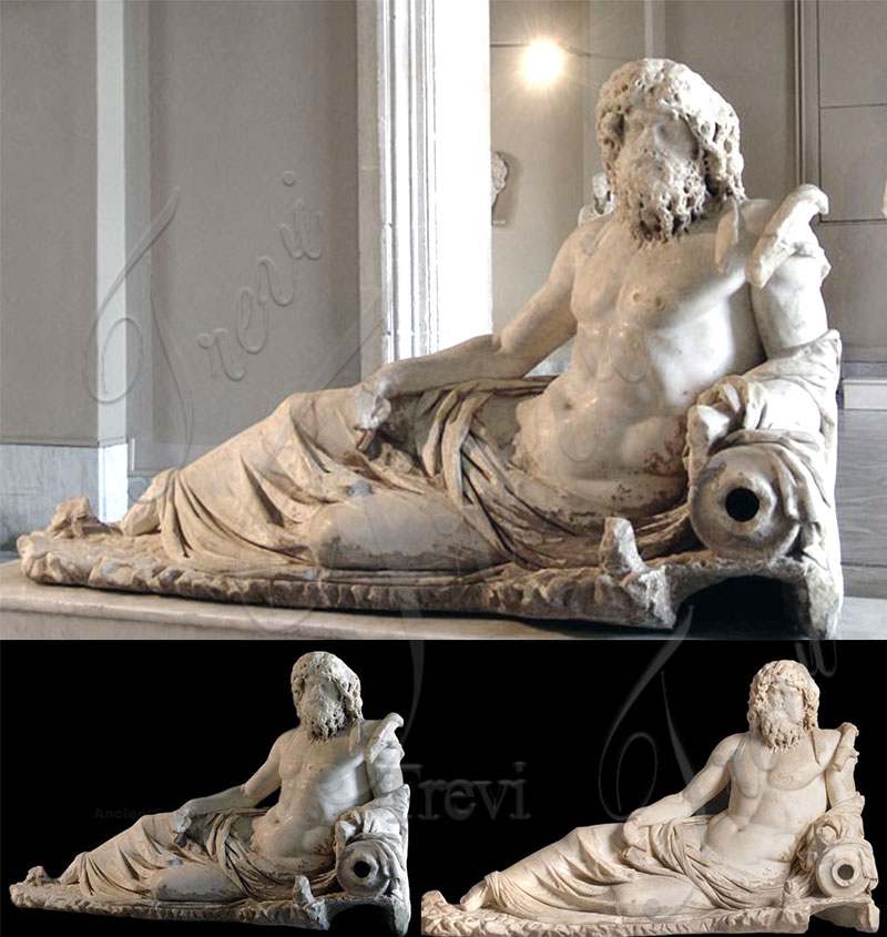 Marble Statue of Oceanus from Ephesus Replica