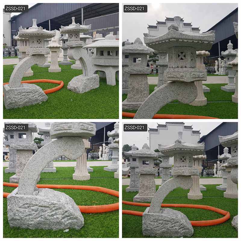 Custom Made Outdoor Stone Lantern for Garden Decor Supplier