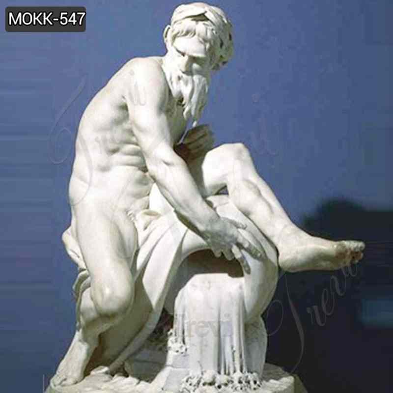 Decorative Famous Sculpture A River God Marble Statue for Sale