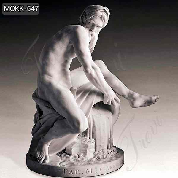 Decorative Famous Sculpture A River God Marble Statue