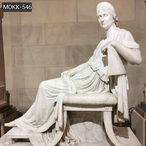 Famous Letizia Ramolino Bonaparte Marble Statue for Sale