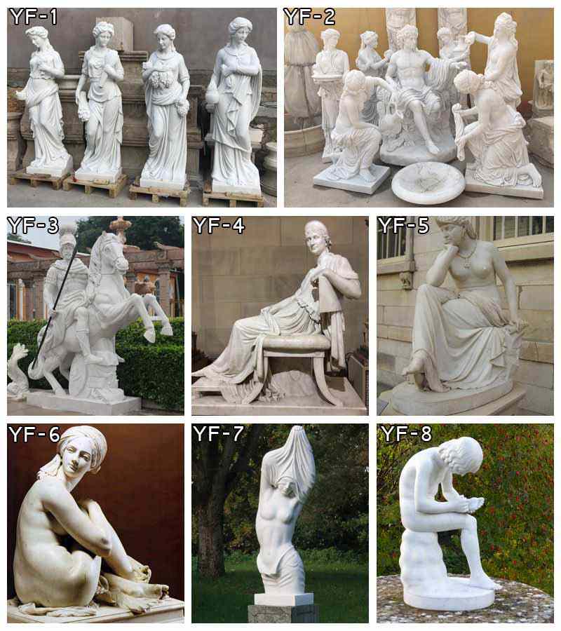 Famous Sculpture A River God Marble Statue for Sale