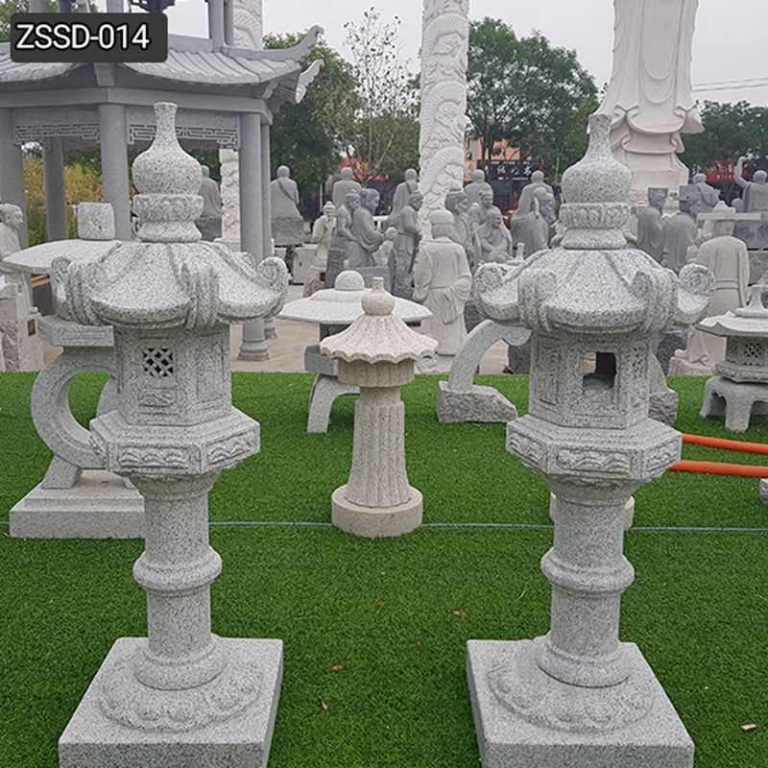 Granite Tower Lantern for Garden Decoration Manufacturer