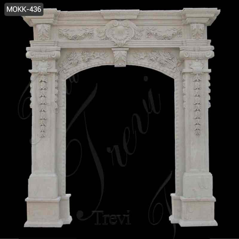 High Quality Beautiful White Marble Door Frame Design Supplier