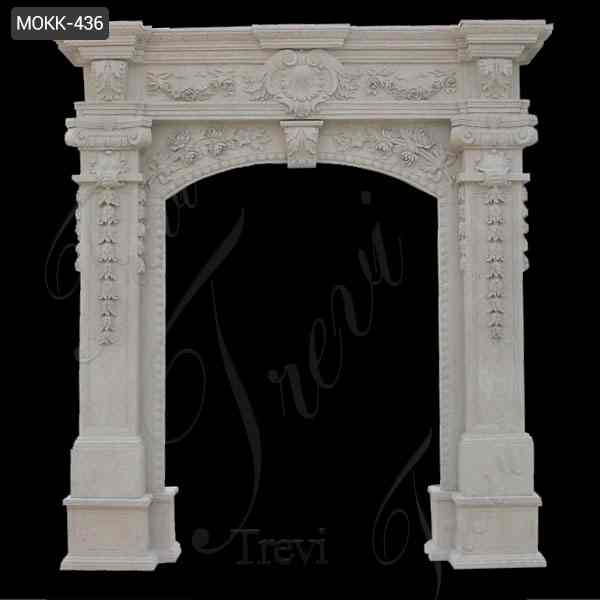 High Quality Beautiful White Marble Door Frame Design