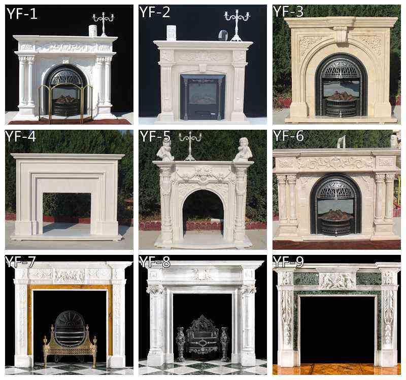 marble fireplace mantel for sale
