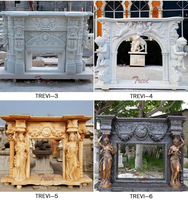 Custom fireplace mantels and surrounds ideas
