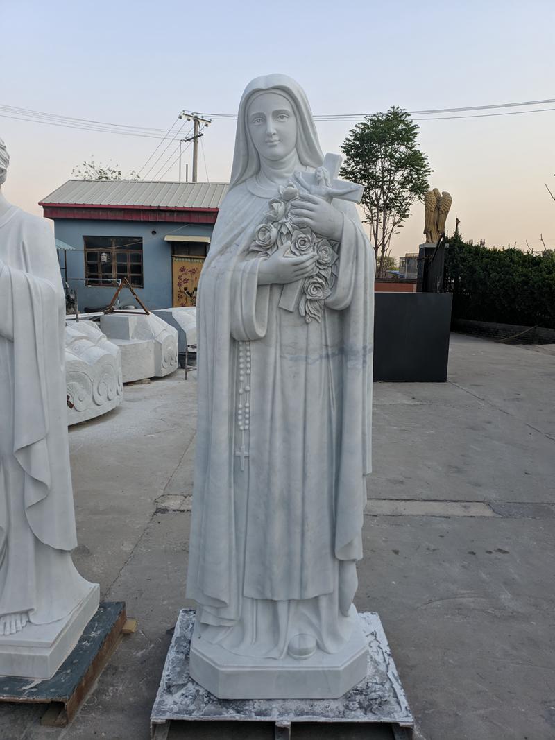 Life Size Religious St. Teresa of Calcutta Marble Statue for Sale