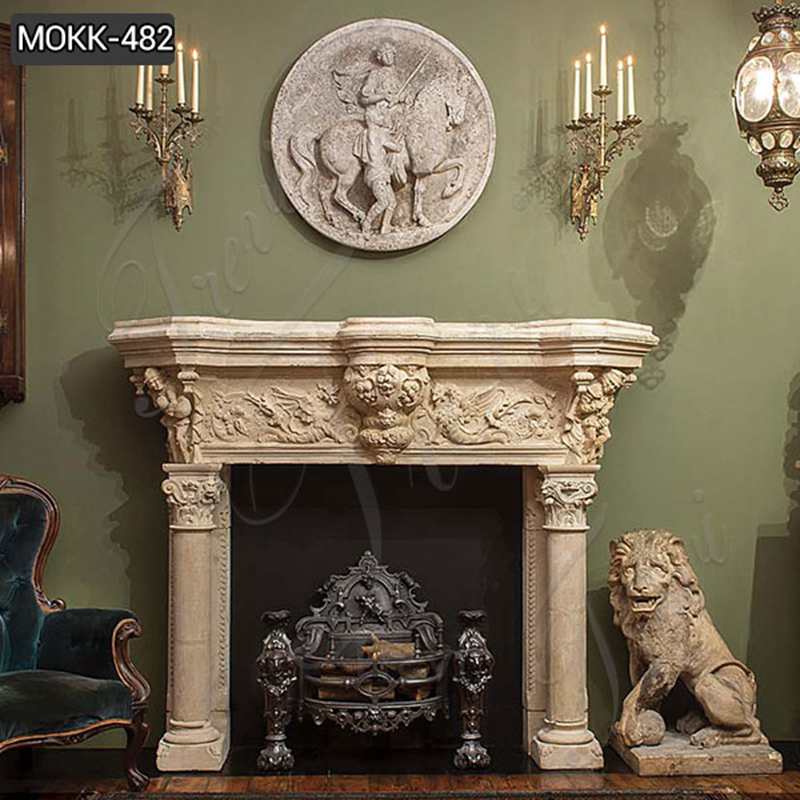 marble fireplace mantel designs for sale