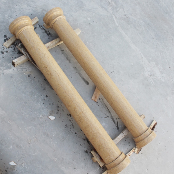 Natural Solid Beige Granite Column Pedestals Factory Supply MOKK-628