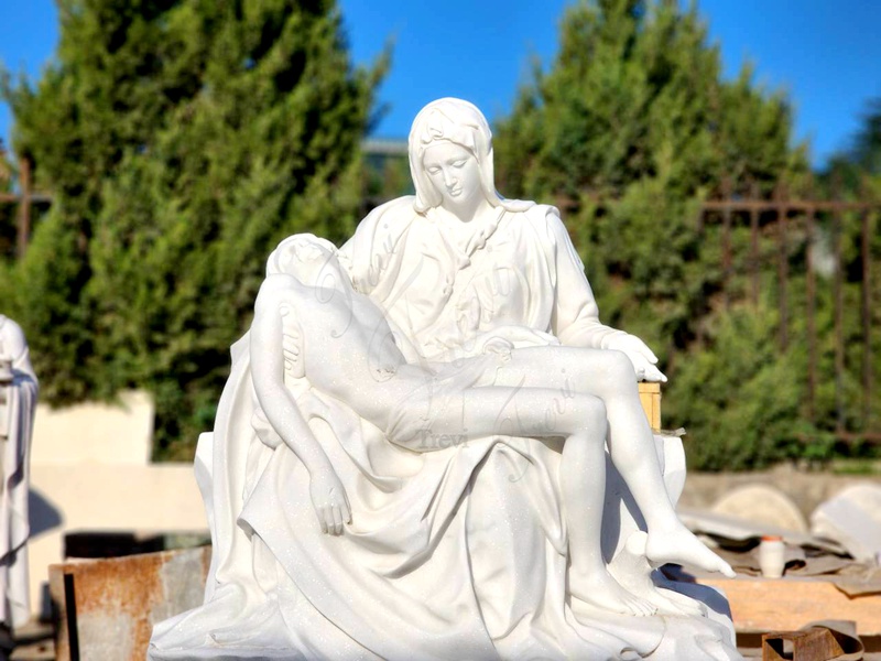 Church Religious Garden Statues of Michelangelo's Pieta Online Sale 5
