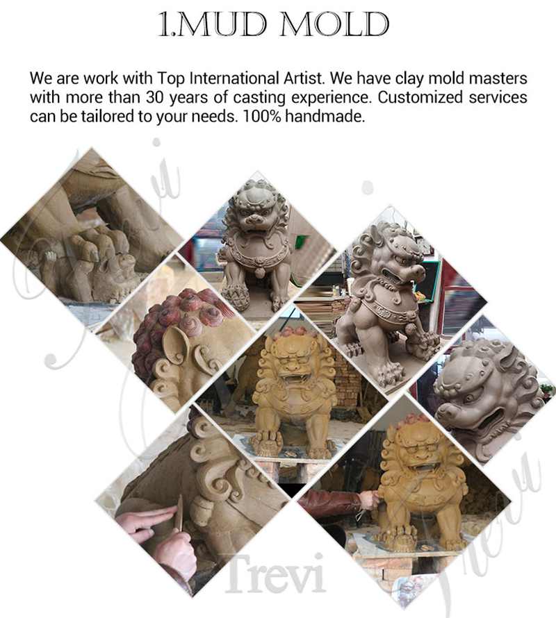 stone lions garden ornaments