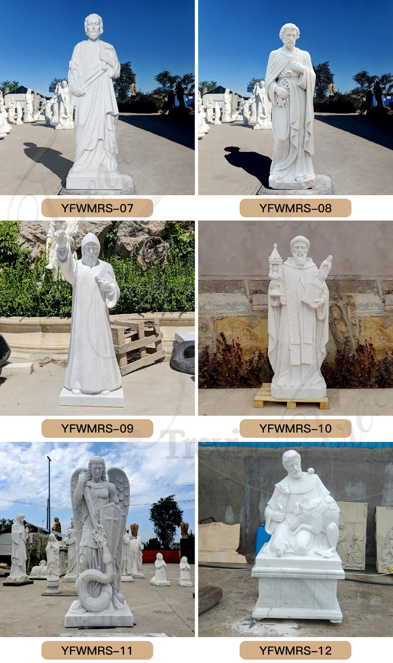 More Marble Religious Statues
