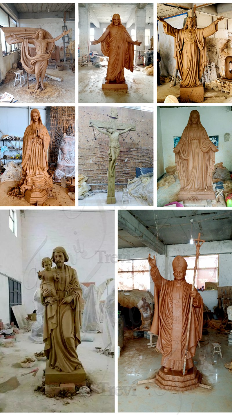 The Process of Making Marble Jesus Statues