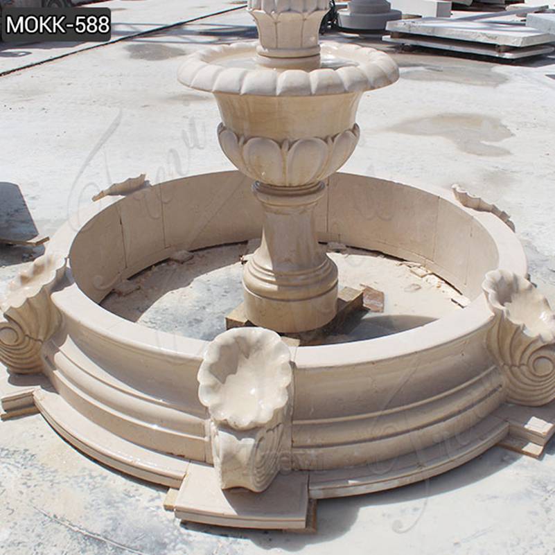 Beige Marble Stone Fountains Wholesale