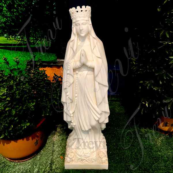 Catholic Garden Praying Mother Madonna Marble Statue Suppliers