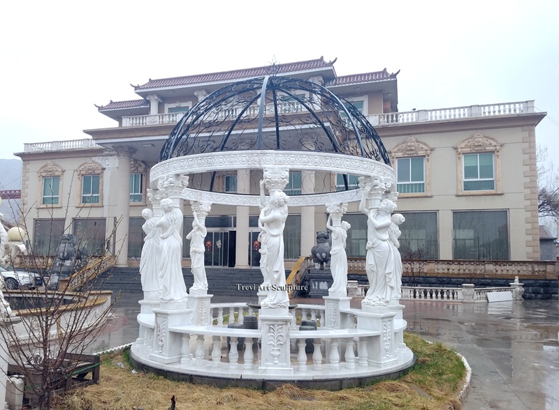 popular marble 8 column gazebos for sale manufacturer