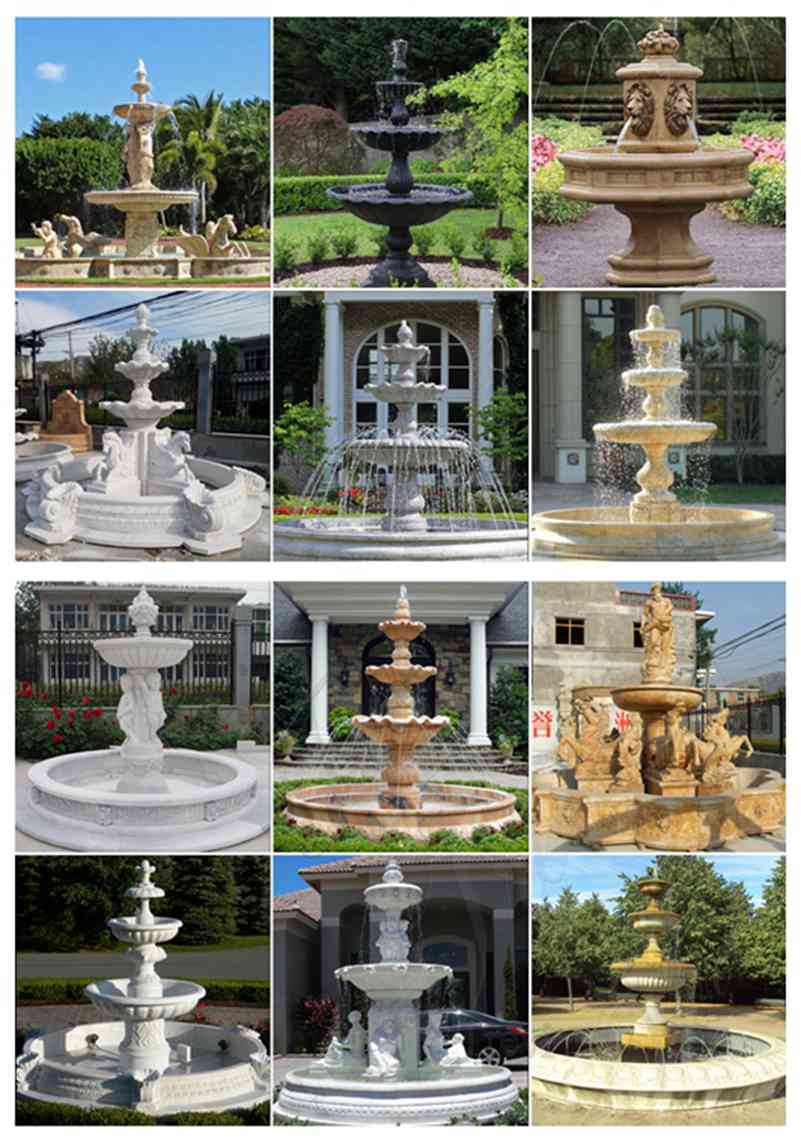 outdoor stone fountains for sale