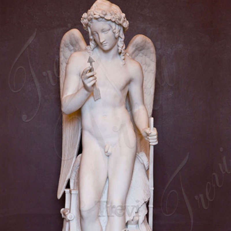 Famous art sculptures Cupid from Thorvaldsen Museum angel