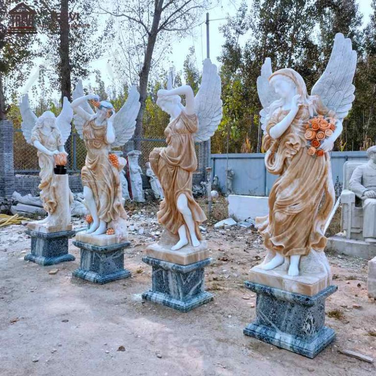 Mixed Colors Seasons Goddess Outdoor Garden Marble Statues Sale