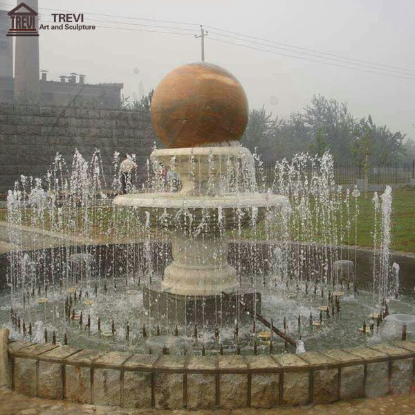 spinning ball water fountains design for sale