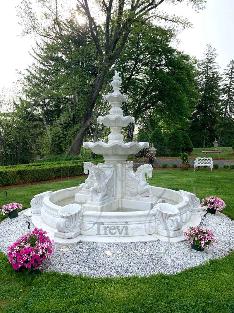 wholesale horse fountain-Trevi Sculpture