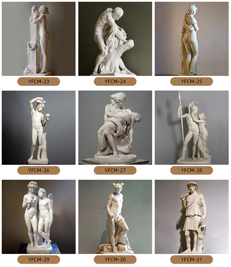 More Famous Marble Figure Statues Options