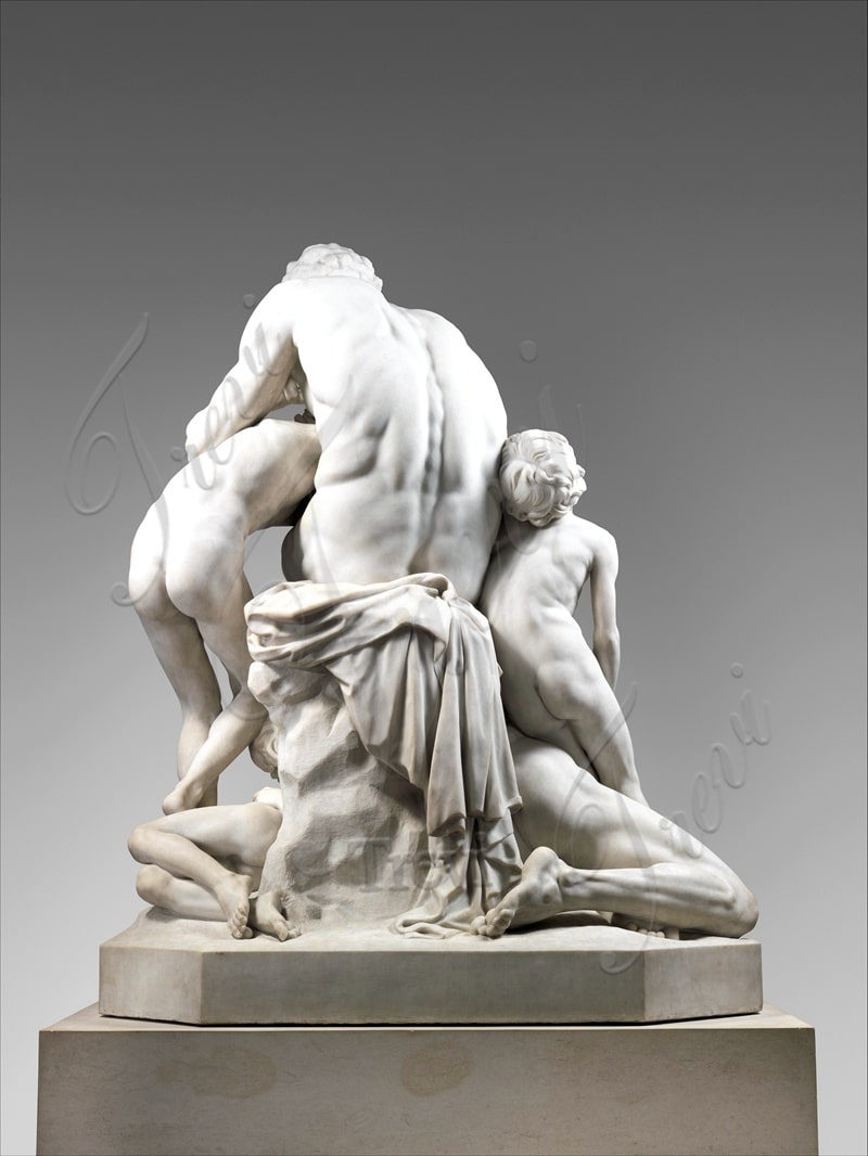 marble sculptures famous-Trevi Marble Statue