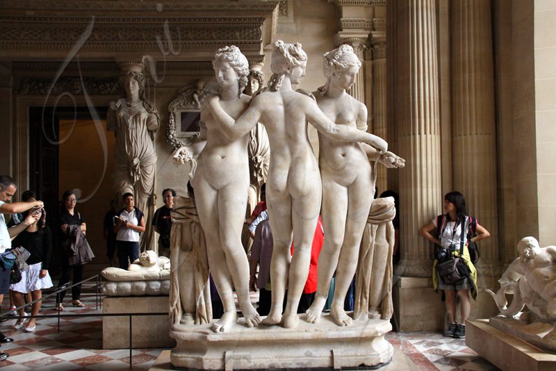 the three graces statue for sale-Trevi Art Sculpture
