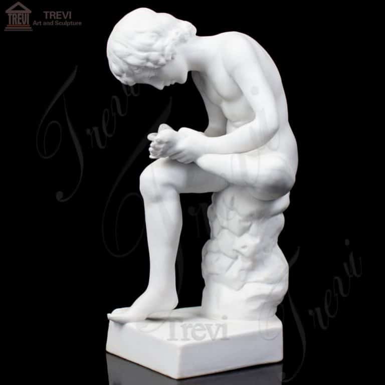 Art Marble Statue Boy with Thorn China Factory MOKK-37