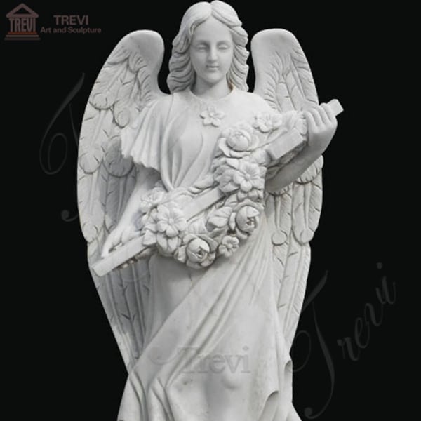 Outdoor Life size angle marble statue for garden ornaments - 副本