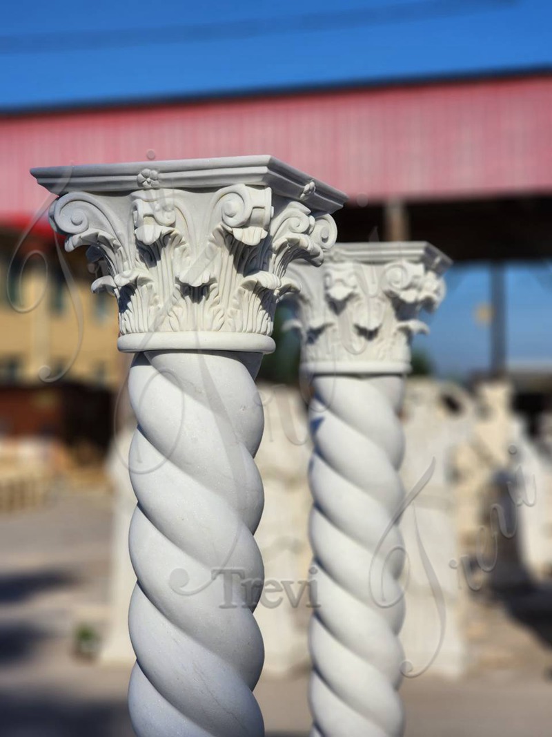 carved columns