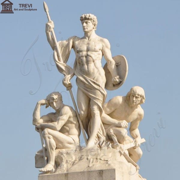 Outdoor Marble Piazza Venezia Statue in Rome for Square decor MOKK-247