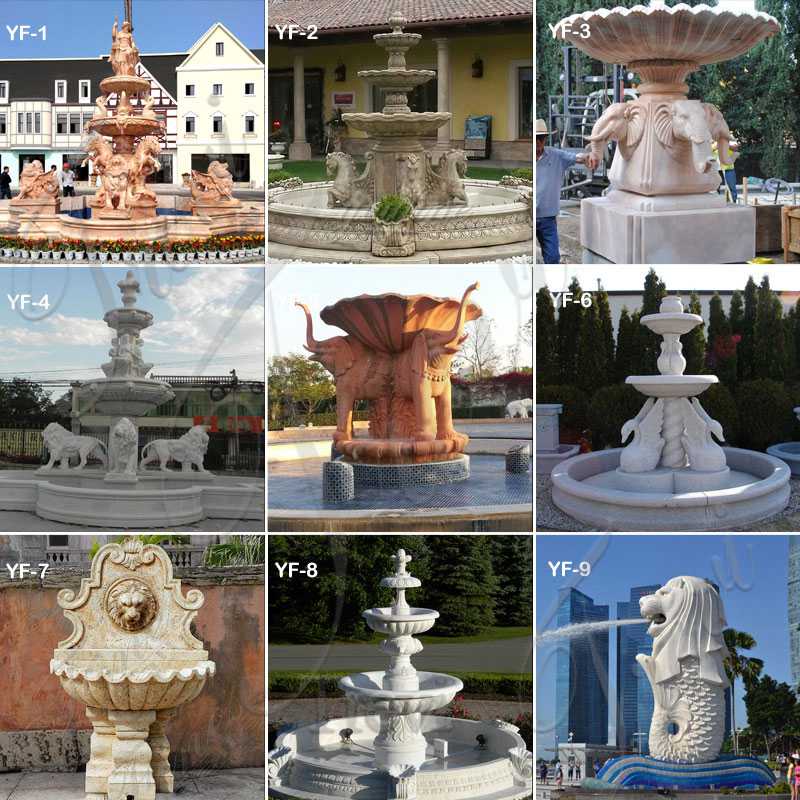 More Designs of Marble Fountains: