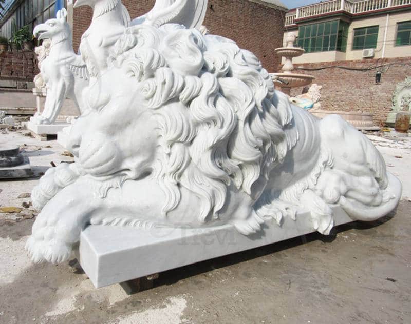 Meaning of Marble Lion Statue Trevi Marble Sculpture