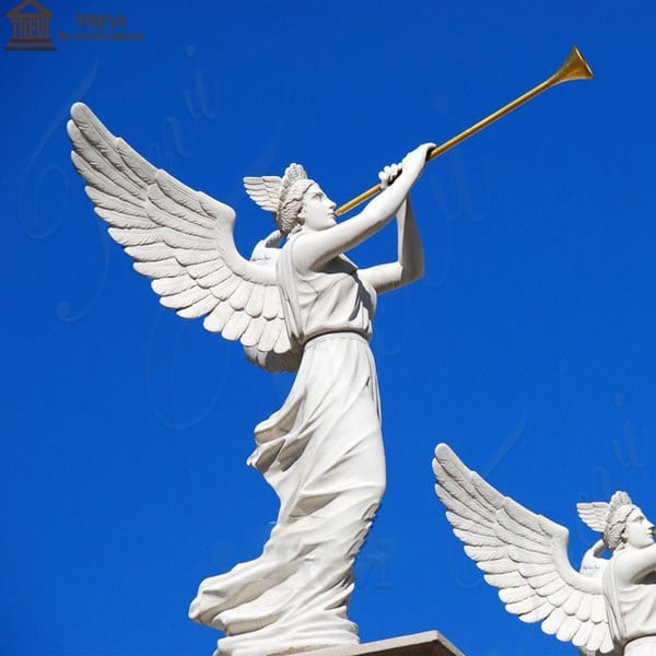 Large Angel Marble Statue Square Decoration MOKK-276 - 副本