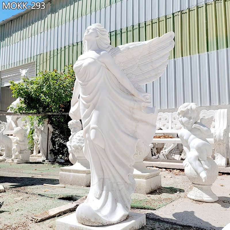 Life-Size-Marble-Angel-Statue-Square-Decor