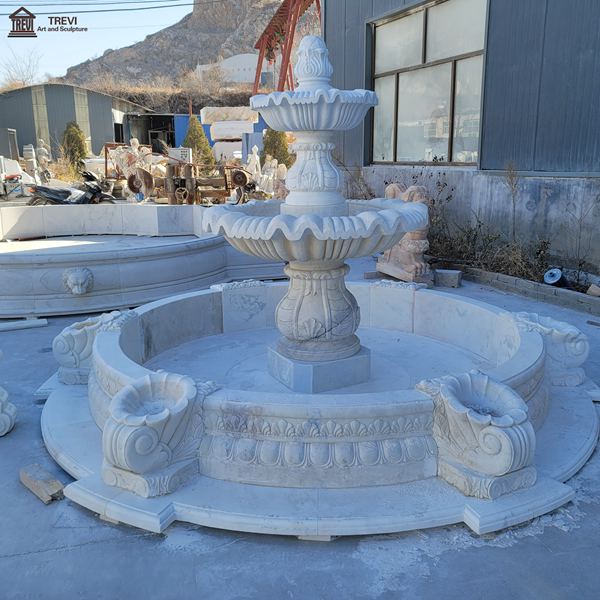 Yard Decoration Outdoor Marble Water Fountain for sale