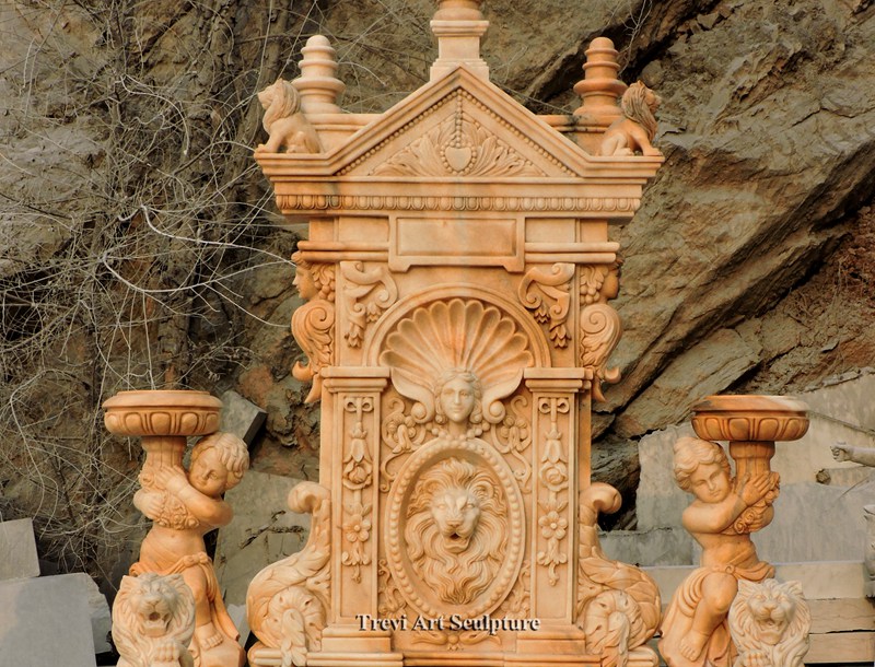 luxury style wall fountain