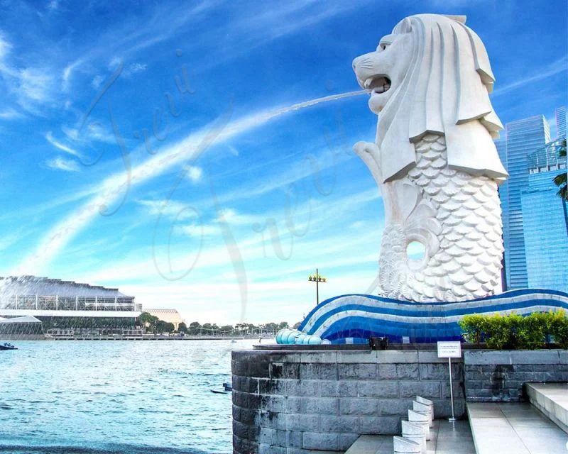lion fountain in singapore-Trevi Sculpture