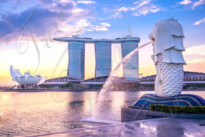 singapore lion fountain-Trevi Sculpture