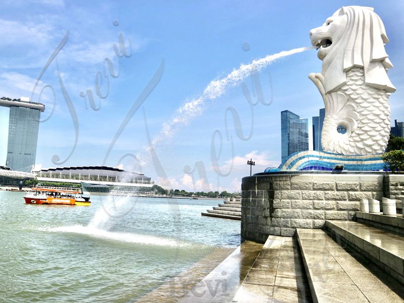 singapore lion water fountain-Trevi Sculpture