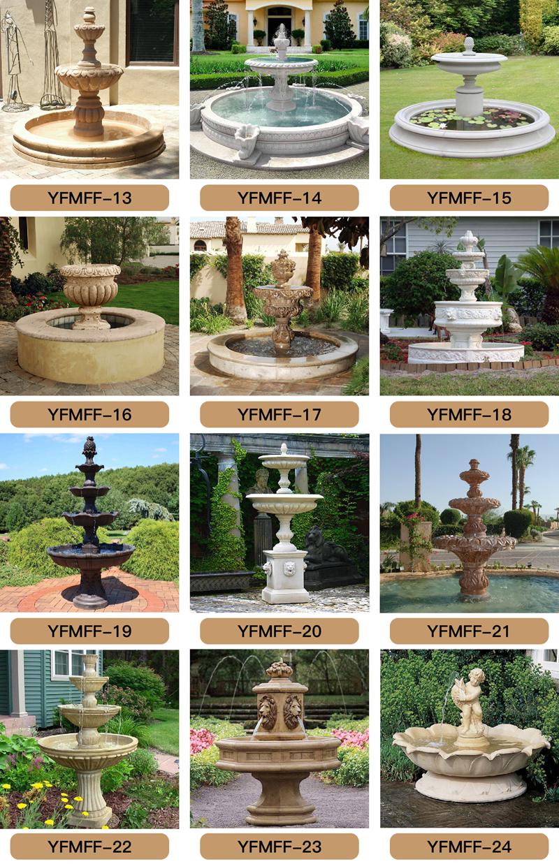 More Tiered Marble Fountain for Sale